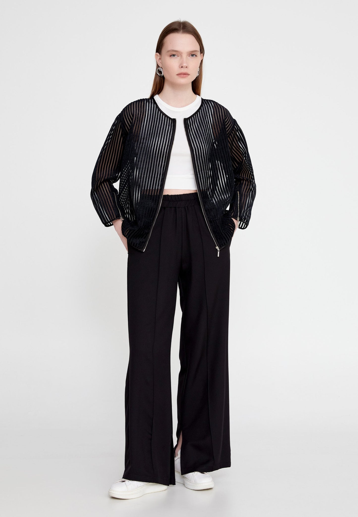 Sheer Black Jacket
