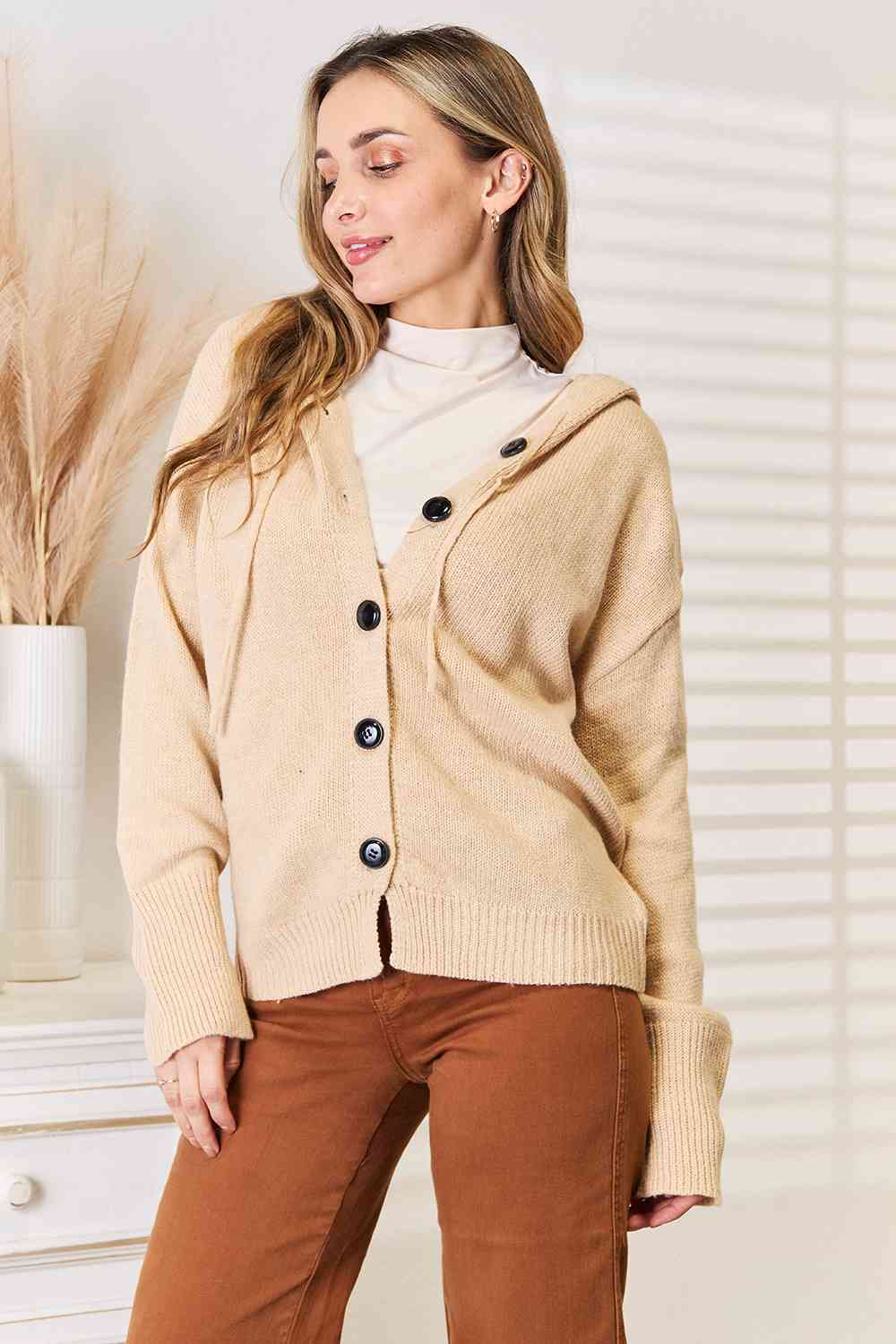 Campfire Woven Hooded Sweater