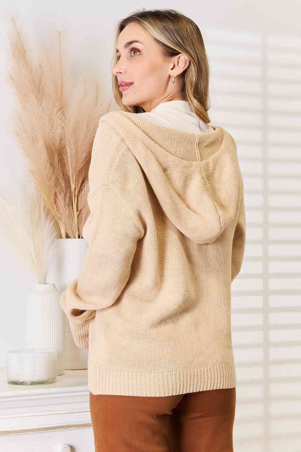 Campfire Woven Hooded Sweater