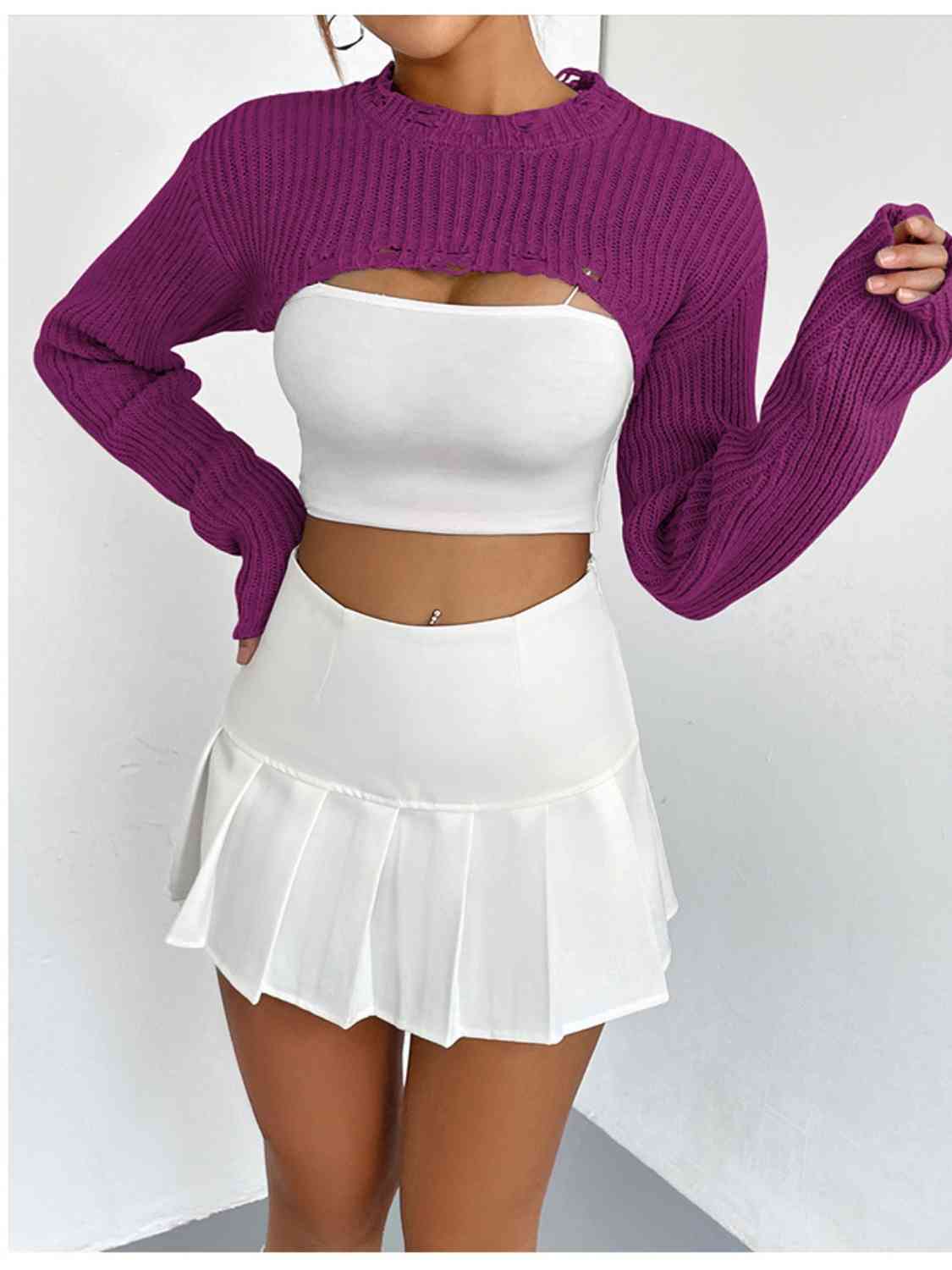 Dancer Knit Sleeve Sweater