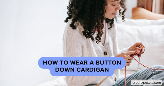 how to wear a button down cardigan