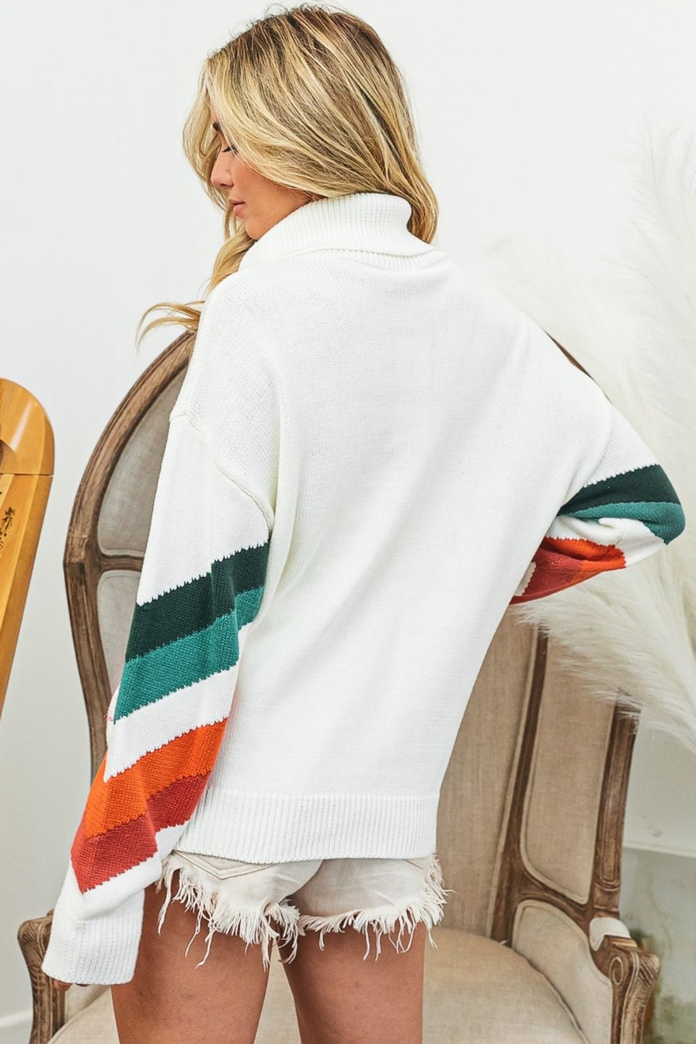 Rainbow Pattern Sweater