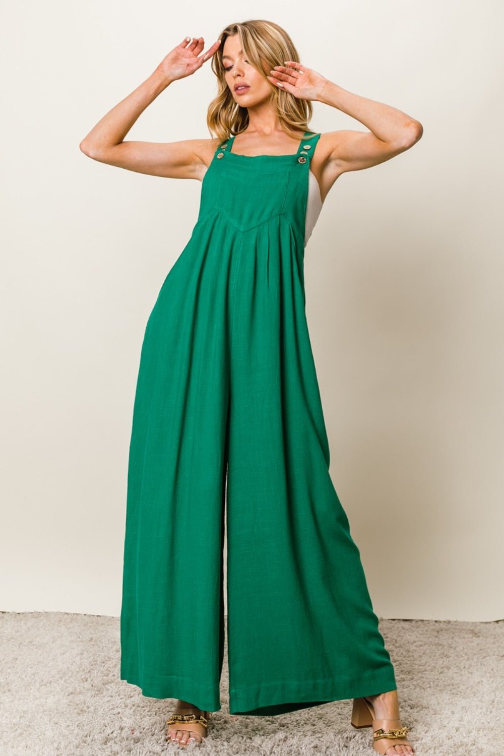 Verte Sleeveless Wide Leg Jumpsuit