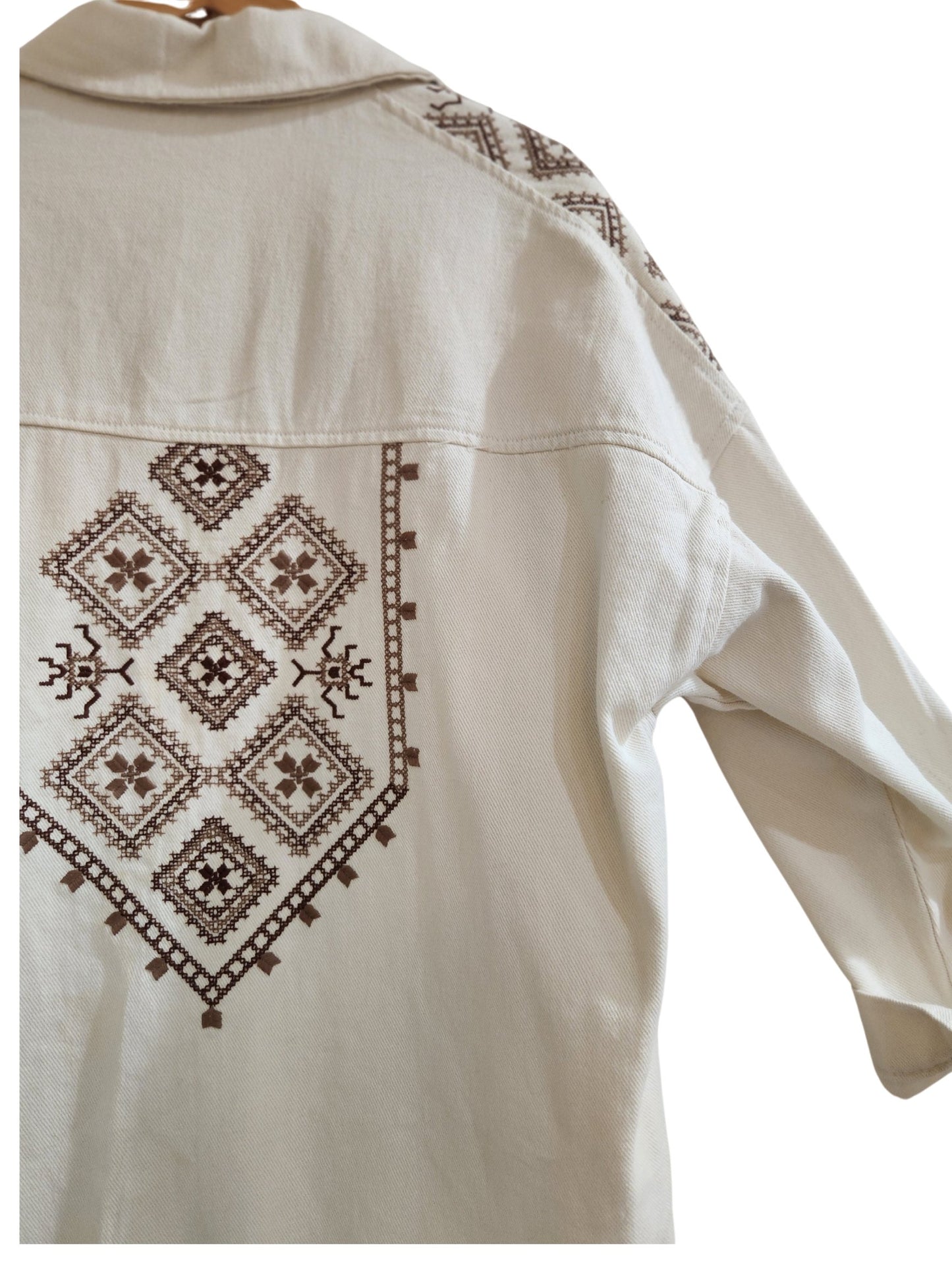 Lucci Print Linen Shacket