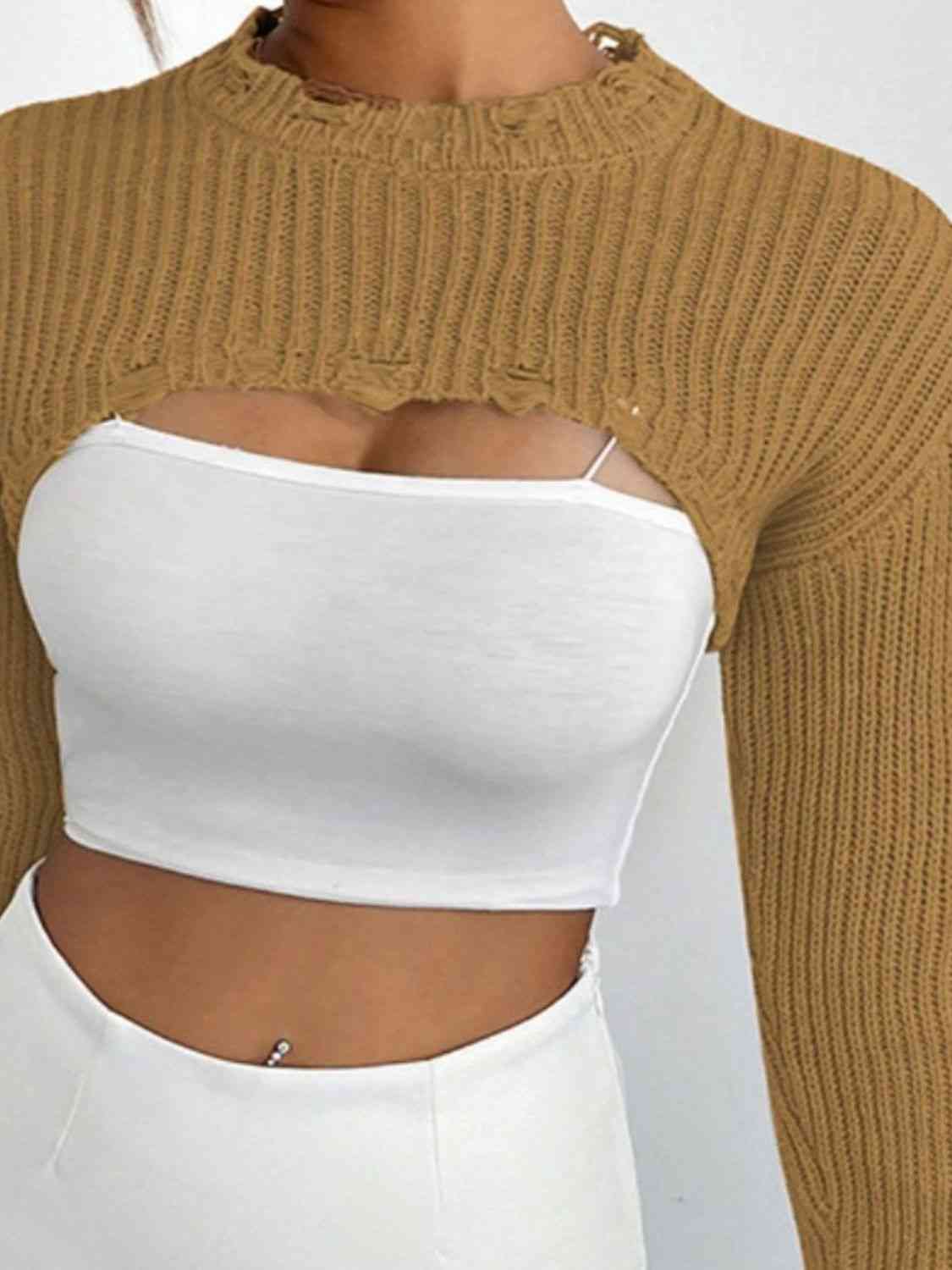 Dancer Knit Sleeve Sweater