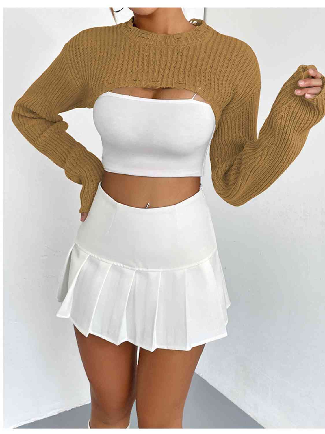 Dancer Knit Sleeve Sweater