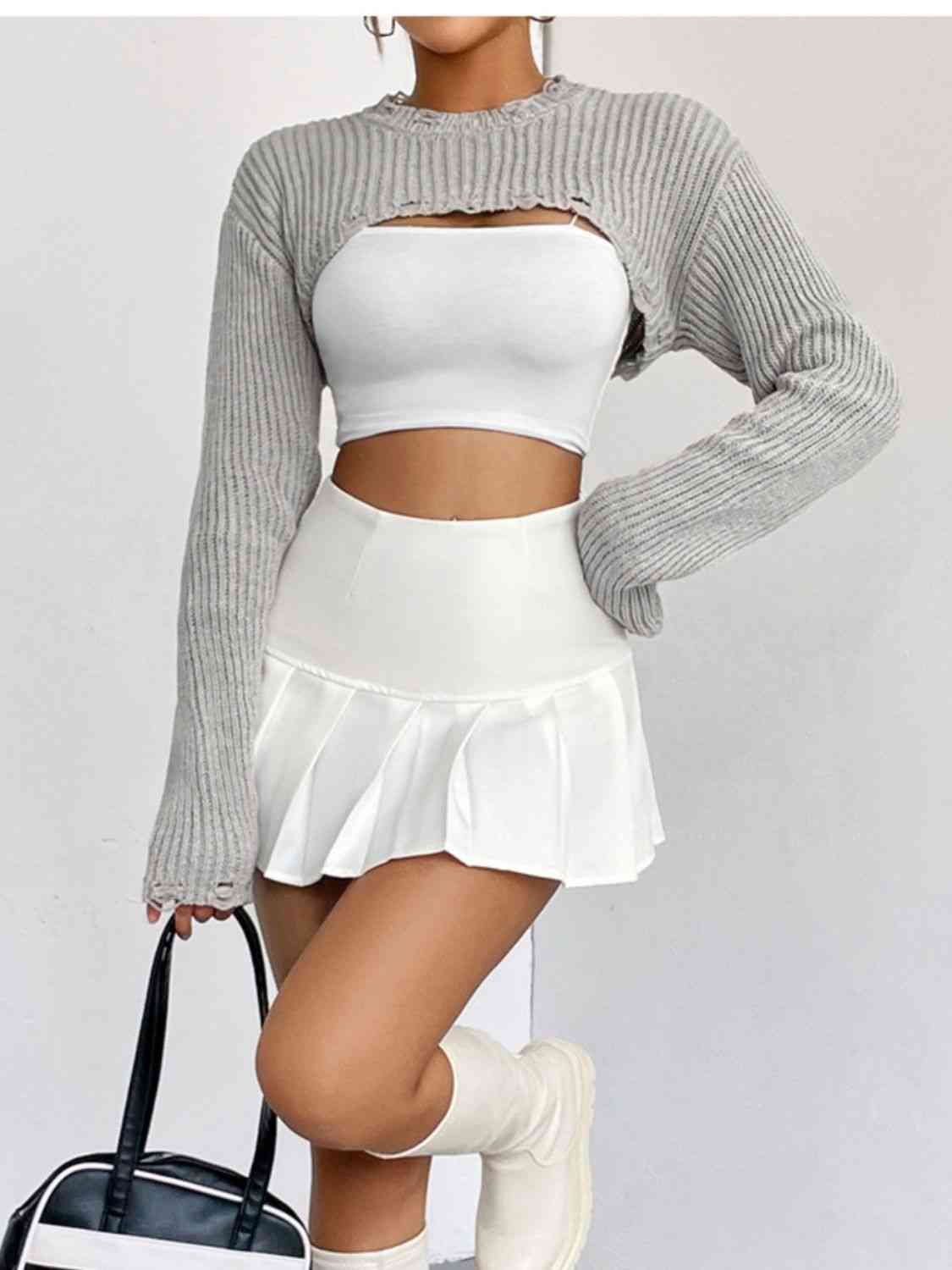 Dancer Knit Sleeve Sweater