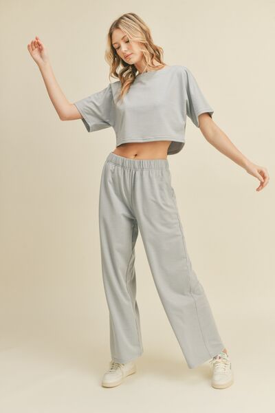 Grace Top and Wide Pants Set