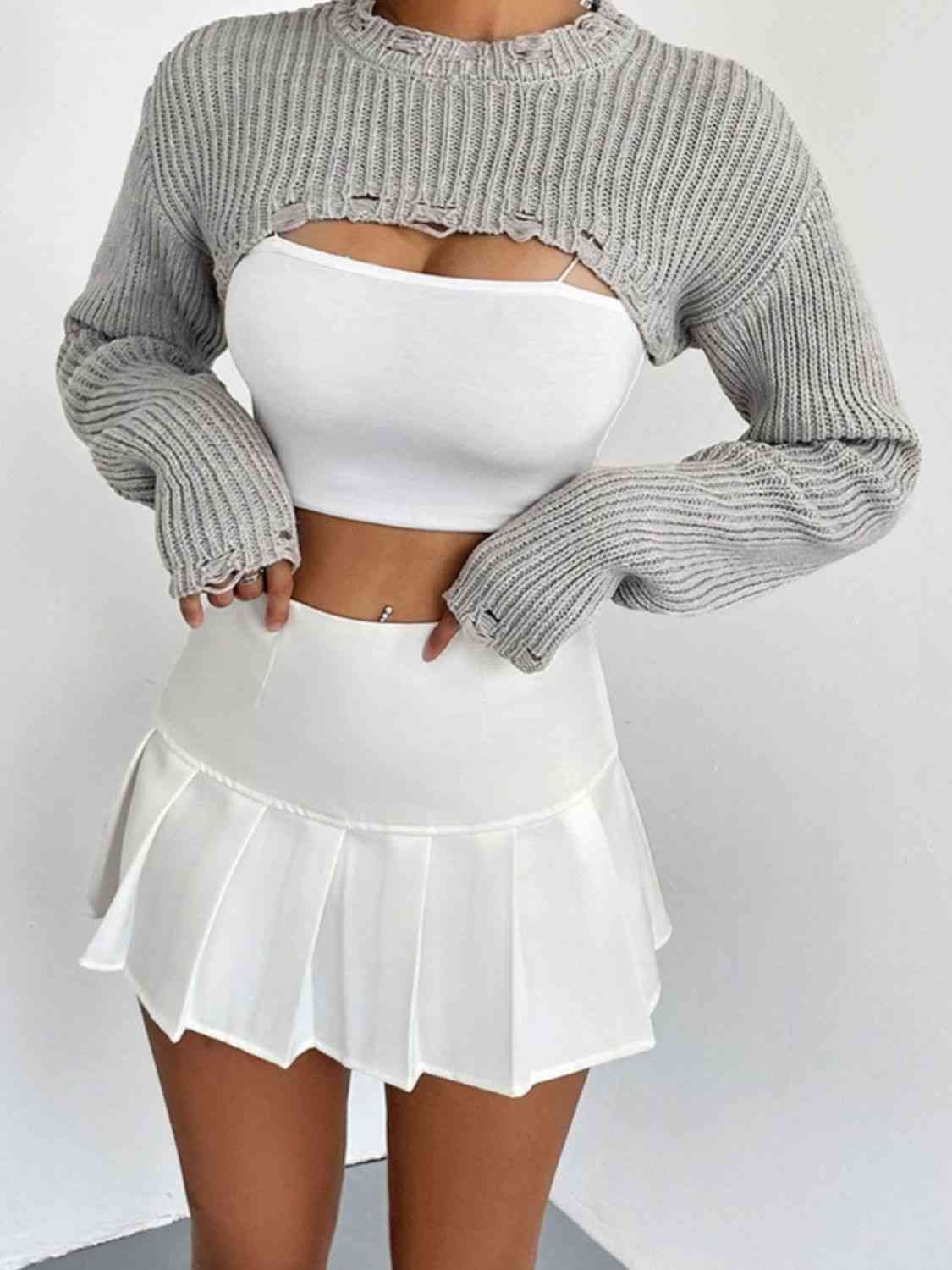 Dancer Knit Sleeve Sweater