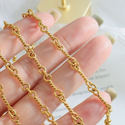 Titanium Steel Chain Link Necklace